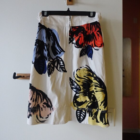 Anthropologie Maeve floral skirt cotton 2 XS - Picture 11 of 16